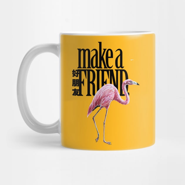 Make a Friend with a Flamingo by hsf